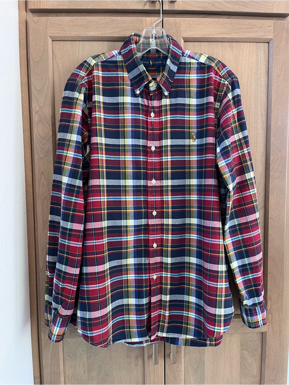 Ralph Lauren red plaid dress shirt